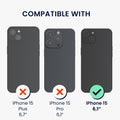 iPhone 15 Holz Handyhülle mit MagSafe Kompass Vintage KWM0000235O001C