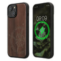 iPhone 15 Holz Handyhülle mit MagSafe Kompass Vintage KWM0000235O001C