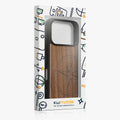 iPhone 18 Pro / iPhone 17 Pro Holz Handyhülle mit MagSafe Kompass Vintage KWM0000235P001C
