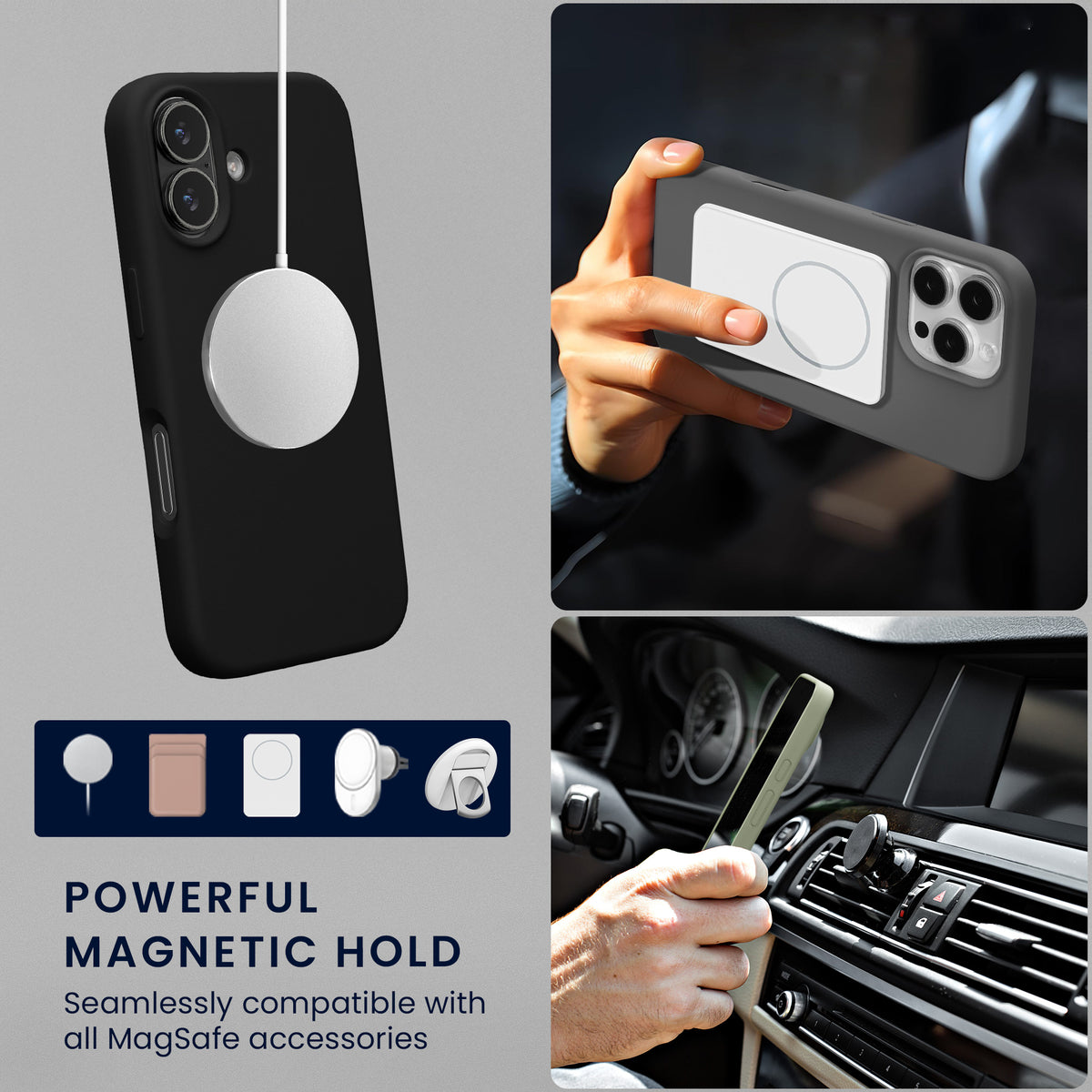 iPhone 17 Silikon Handyhülle mit MagSafe KWM0000235Q001C