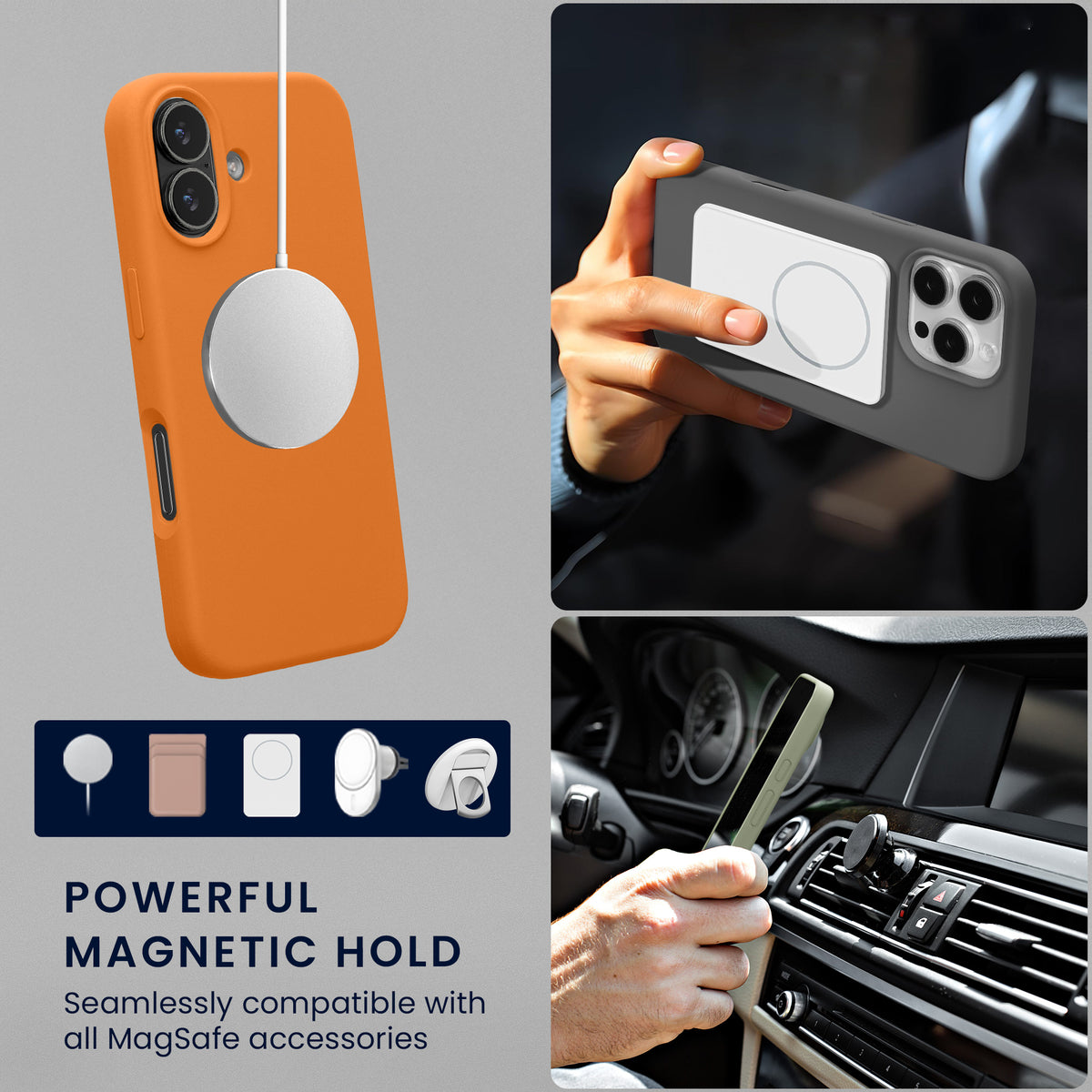 iPhone 17 Silikon Handyhülle mit MagSafe KWM0000235Q002C