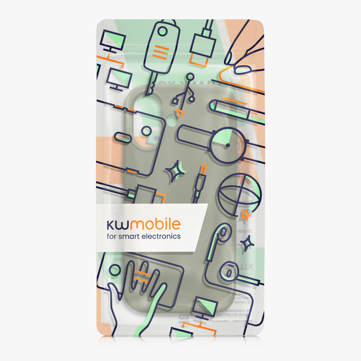 iPhone 17 Silikon Handyhülle mit MagSafe KWM0000235Q007C