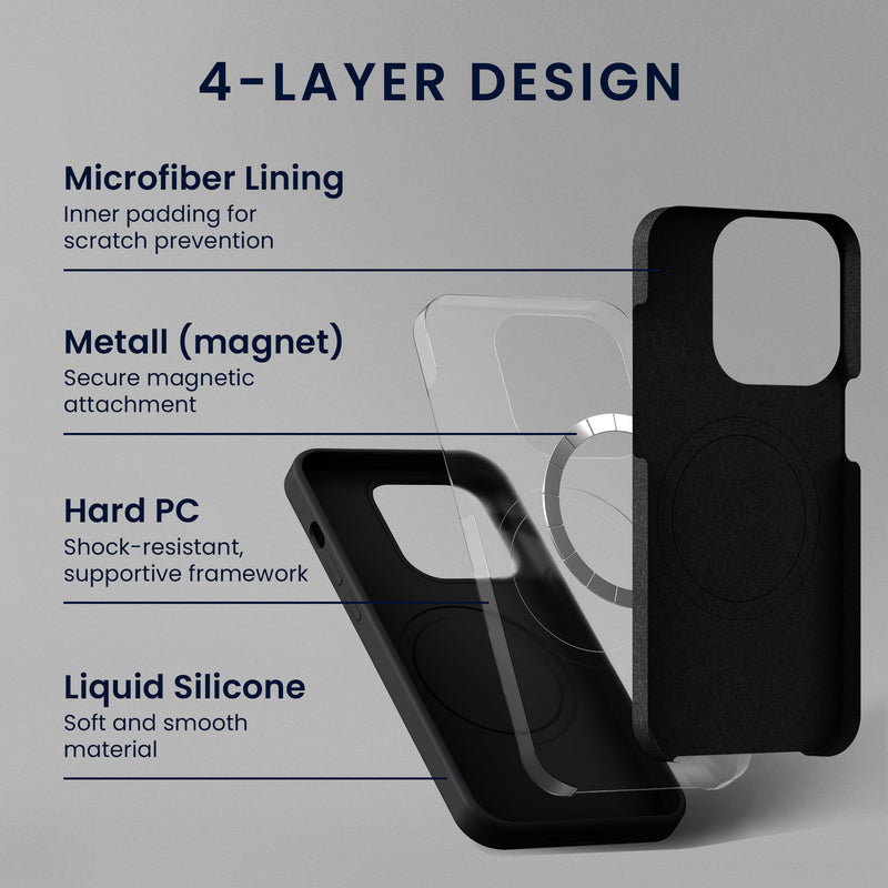 iPhone 18 Pro / iPhone 17 Pro Silikon Handyhülle mit MagSafe KWM0000235R001C