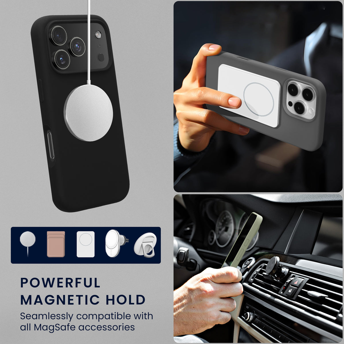 iPhone 18 Pro / iPhone 17 Pro Silikon Handyhülle mit MagSafe KWM0000235R001C