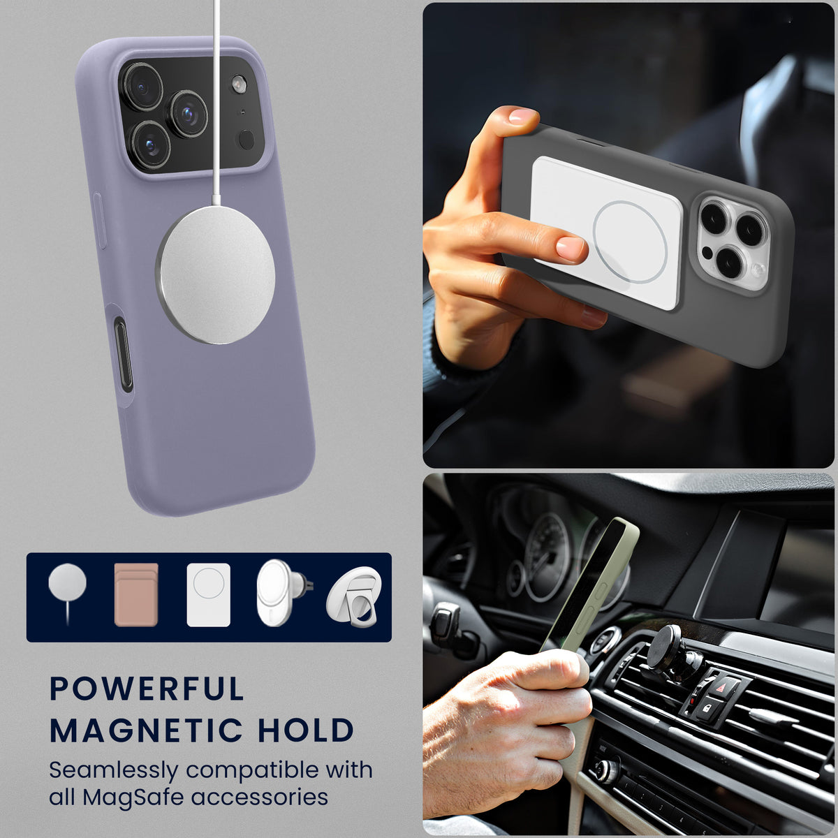 iPhone 18 Pro / iPhone 17 Pro Silikon Handyhülle mit MagSafe KWM0000235R004C