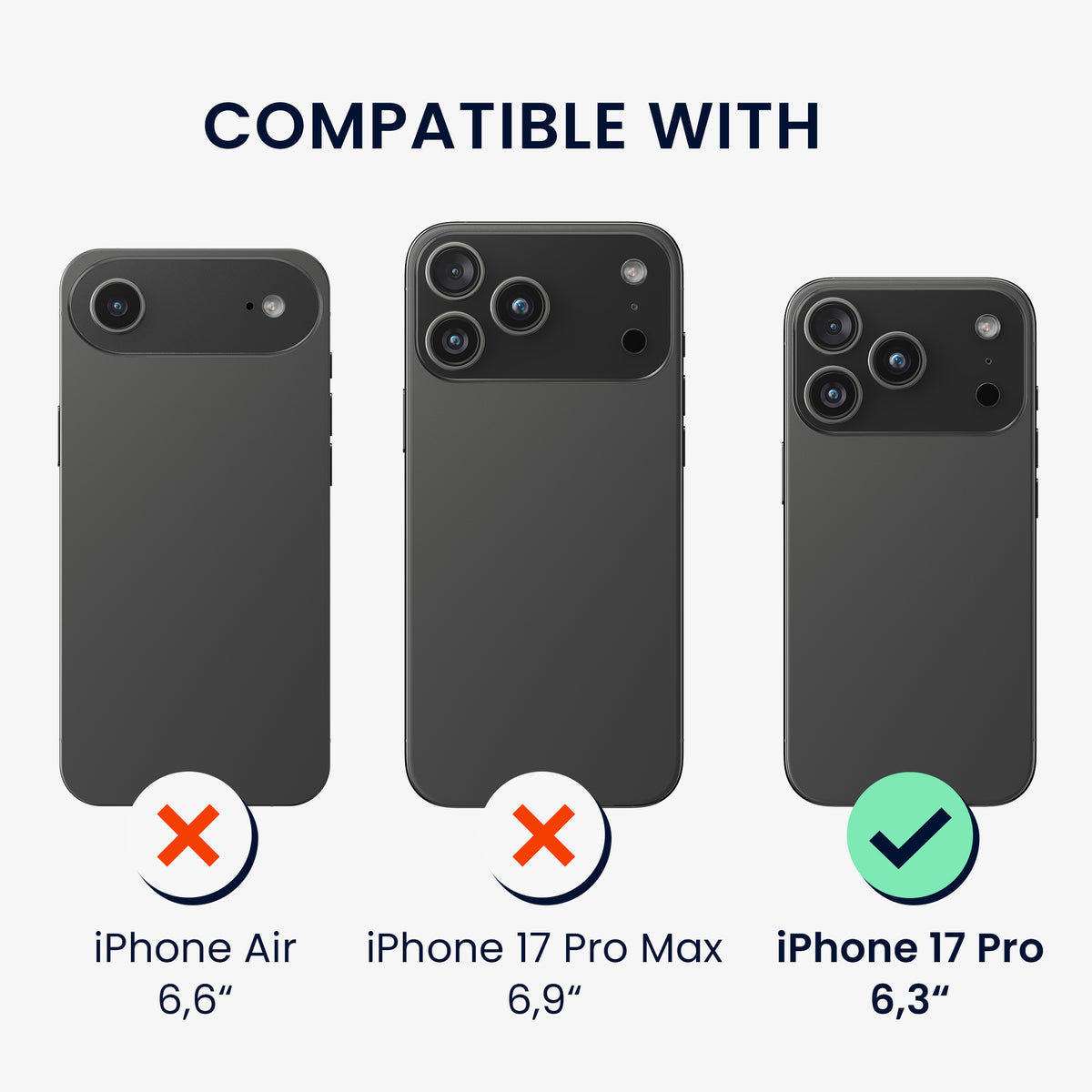 iPhone 18 Pro / iPhone 17 Pro Silikon Handyhülle mit MagSafe KWM0000235R006C