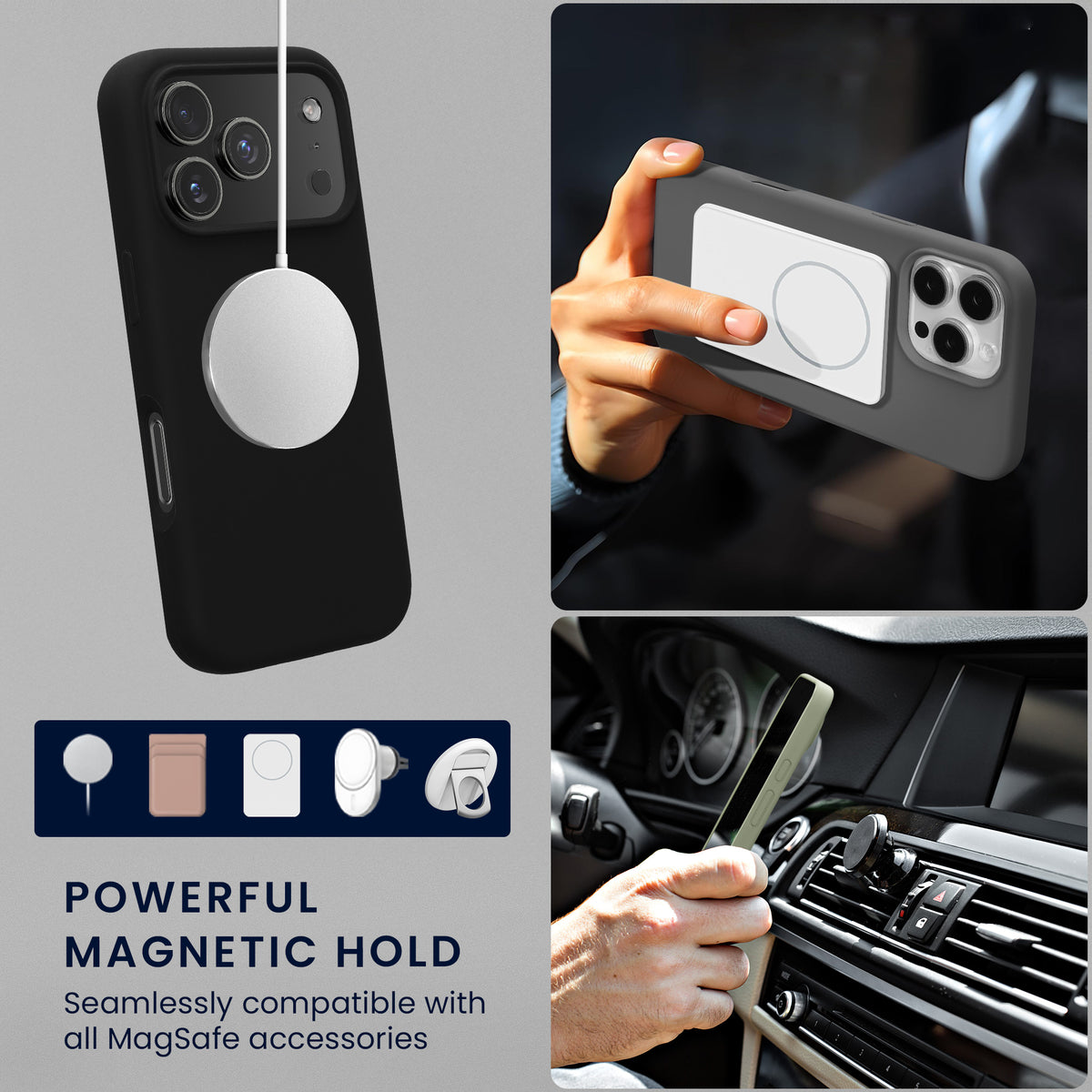 iPhone 18 Pro Max / iPhone 17 Pro Max Silikon Handyhülle mit MagSafe KWM0000235S001C