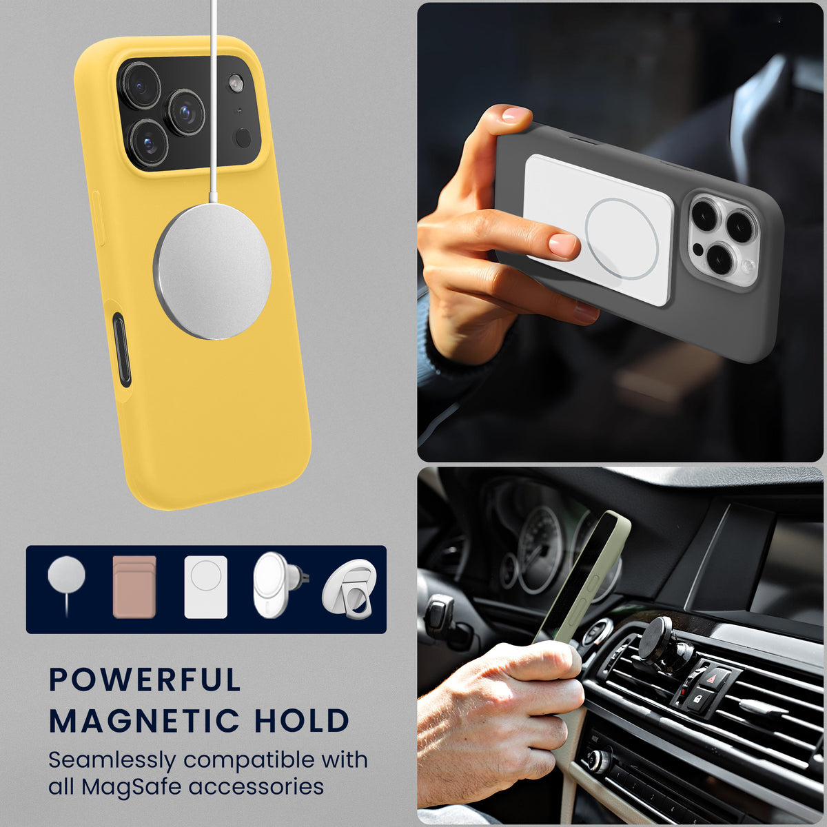 iPhone 18 Pro Max / iPhone 17 Pro Max Silikon Handyhülle mit MagSafe KWM0000235S003C