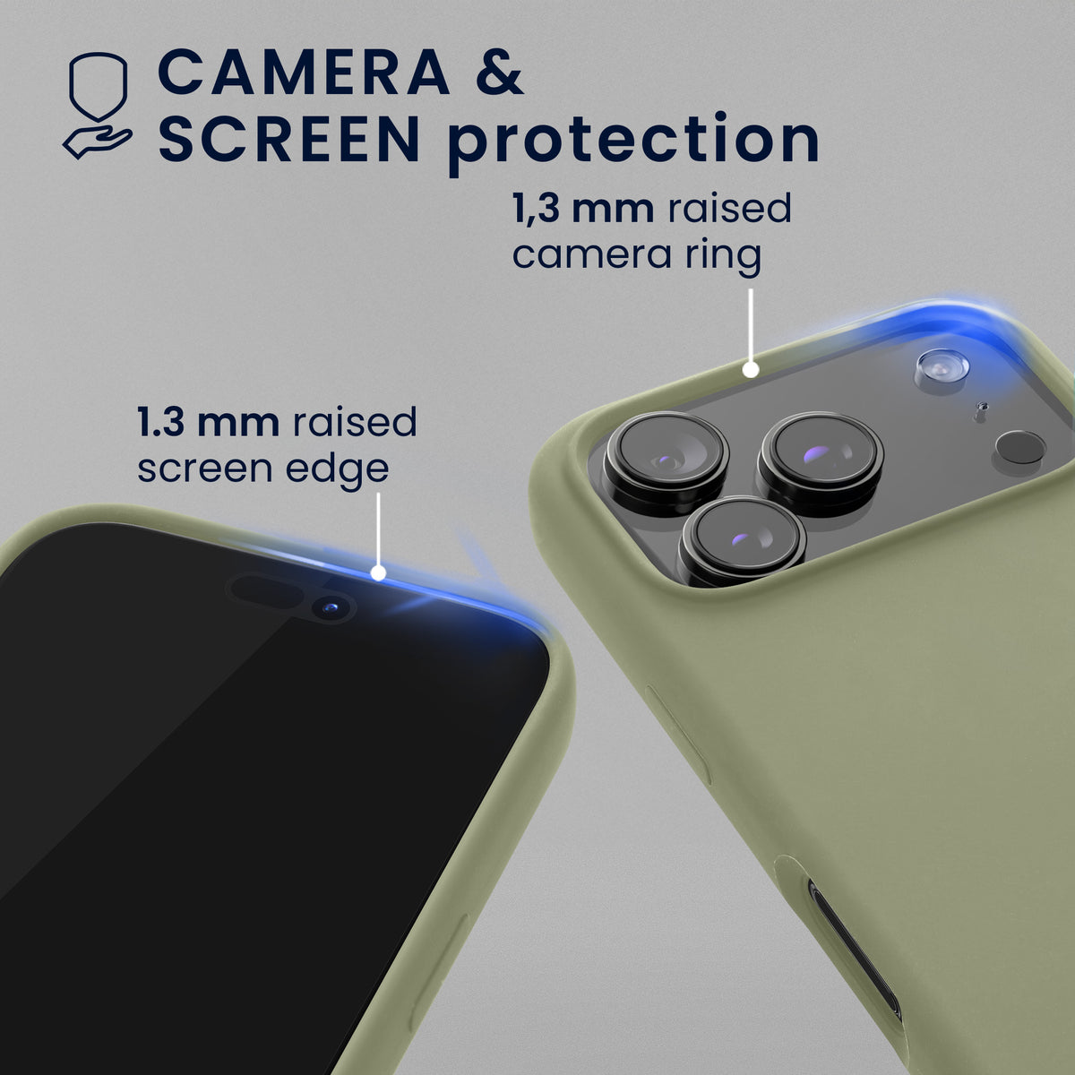 iPhone 18 Pro Max / iPhone 17 Pro Max Silikon Handyhülle mit MagSafe KWM0000235S007C