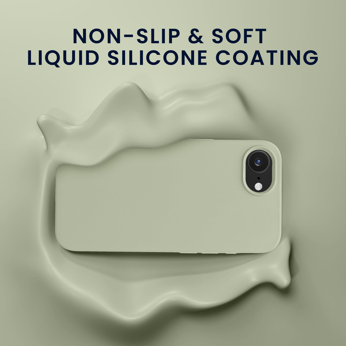 iPhone 17e / iPhone 16e Silikon Handyhülle mit MagSafe KWM0000235T007C