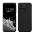 Motorola Moto G15 / G15 Power / G17 / G17 Power Silikon Handyhülle Schwarz