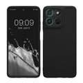 Motorola Moto G57 Power / Moto G67 Power Silikon Handyhülle Schwarz matt