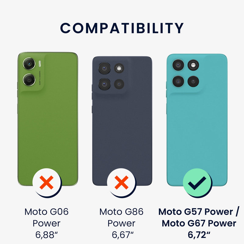 Motorola Moto G57 Power / Moto G67 Power Silikon Handyhülle KWM0000236D001C