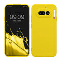 kwmobile Handyhülle für Nothing Phone (4a) Hülle - weiches Handy Silikon Case - Schutzhülle Cover - Strahlend Gelb Strahlend Gelb