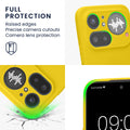 kwmobile Handyhülle für Nothing Phone (4a) Pro Hülle - weiches Handy Silikon Case - Schutzhülle Cover - Strahlend Gelb Strahlend Gelb