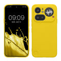 kwmobile Handyhülle für Nothing Phone (4a) Pro Hülle - weiches Handy Silikon Case - Schutzhülle Cover - Strahlend Gelb Strahlend Gelb