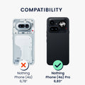kwmobile Handyhülle für Nothing Phone (4a) Pro Hülle - weiches Handy Silikon Case - Schutzhülle Cover - Bordeaux Violett Bordeaux Violett
