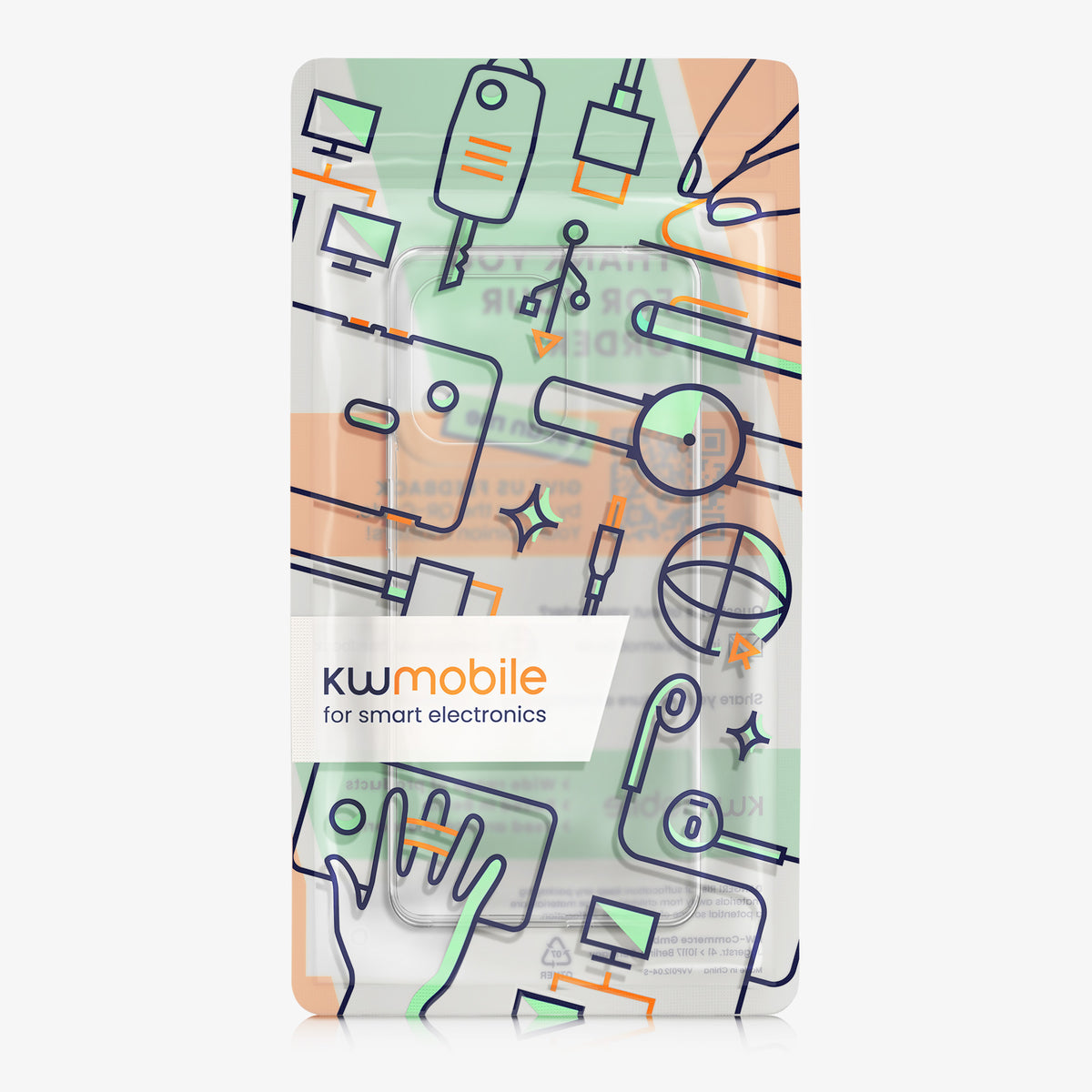 kwmobile Hülle kompatibel mit Motorola Edge 70 Pro - Silikon Handyhülle transparent - Handy Case in Transparent Transparent