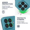 kwmobile Handyhülle für Xiaomi 17T Hülle - weiche Silikon Case metallisch schimmernd - Schutzhülle Cover - Metallic Karibikblau Metallic Karibikblau