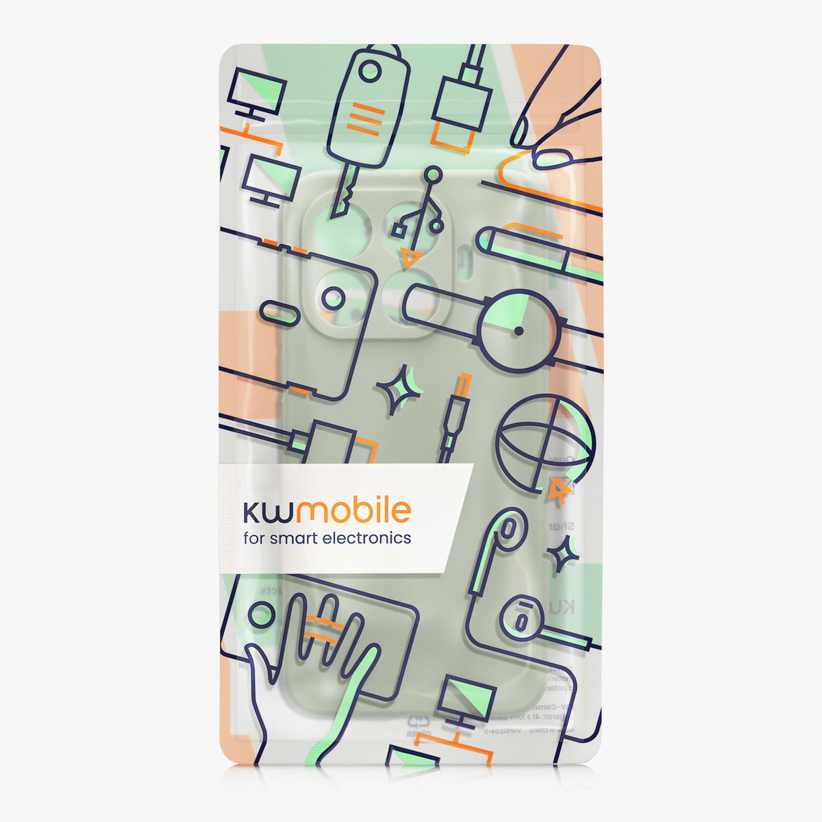 kwmobile Handyhülle für Xiaomi 17T Pro Hülle - weiches Handy Silikon Case - Schutzhülle Cover - Graugrün Graugrün