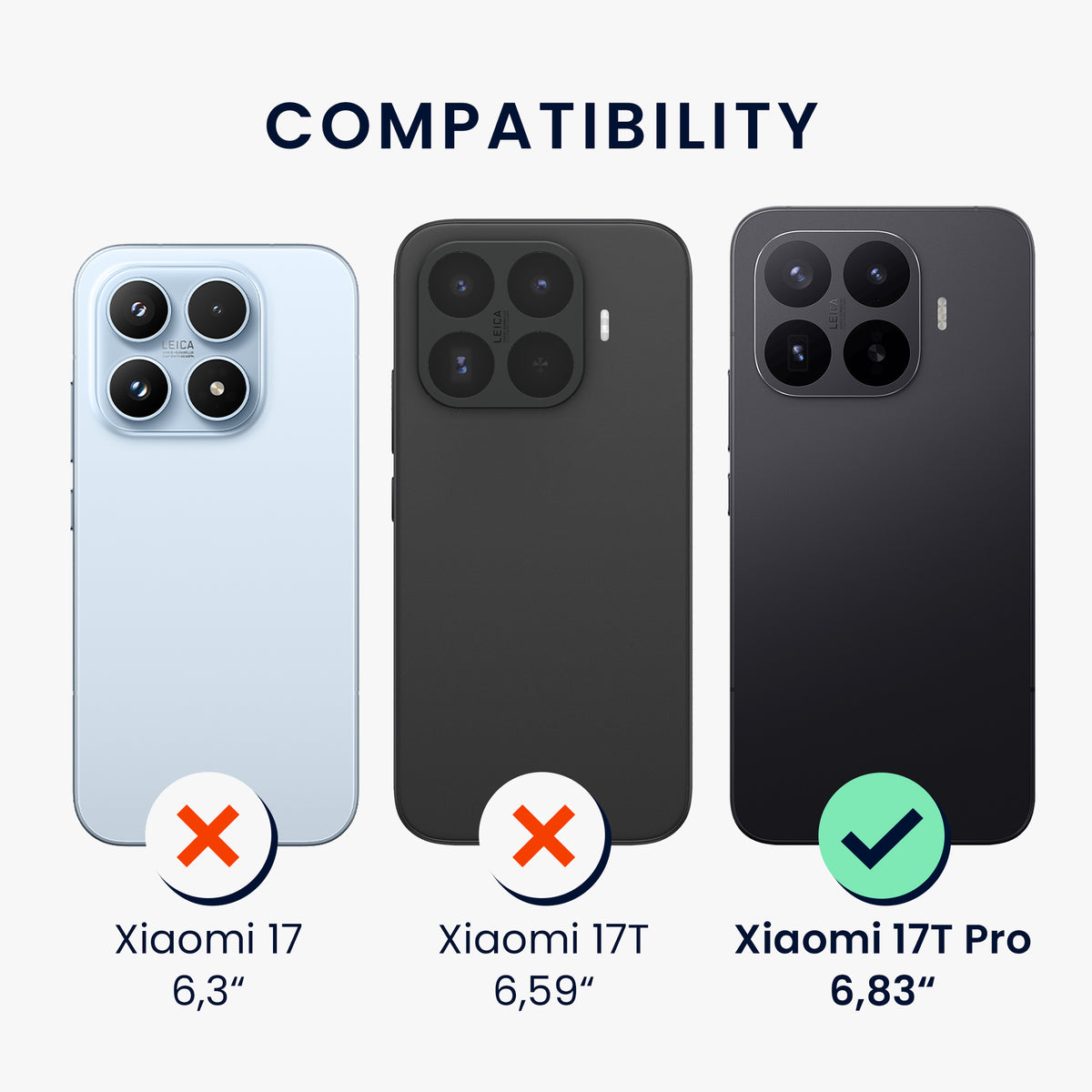 kwmobile Handyhülle für Xiaomi 17T Pro Hülle - weiches Handy Silikon Case - Schutzhülle Cover - Dunkler Schiefer Dunkler Schiefer
