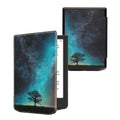 Kunstleder eReader Flip Case für Pocketbook Verse / Verse Lite / Verse Pro / Color / Vivlio Light/Light HD Bücherregal Bunt