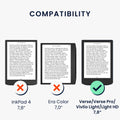 kwmobile Schutzhülle für Pocketbook Verse / Verse Lite / Verse Pro / Color / Vivlio Light/Light HD Hülle - eReader Flip