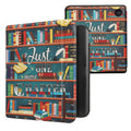 eReader Flip Case für Kobo Libra Colour / Tolino Vision Color mit Auto-Sleep Lesendes Mädchen