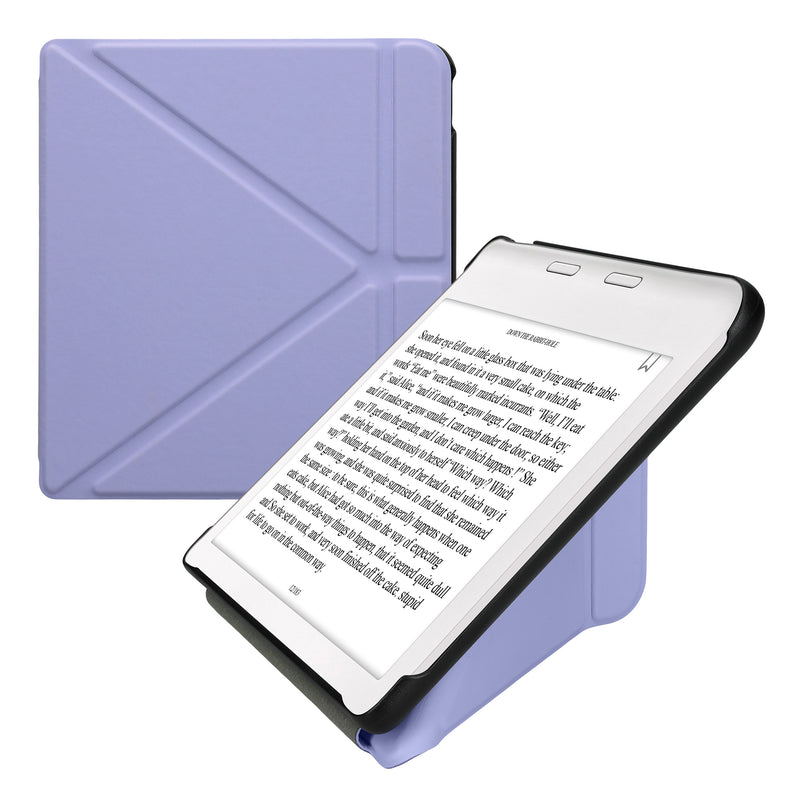 kwmobile Schutzhülle für Kobo Kobo Libra Colour / Tolino Vision Color Hülle - Kunstleder Case - eReader Klapphülle mit Auto Sleep Funktion - Cover mit Ständer - Lavendel Lavendel  