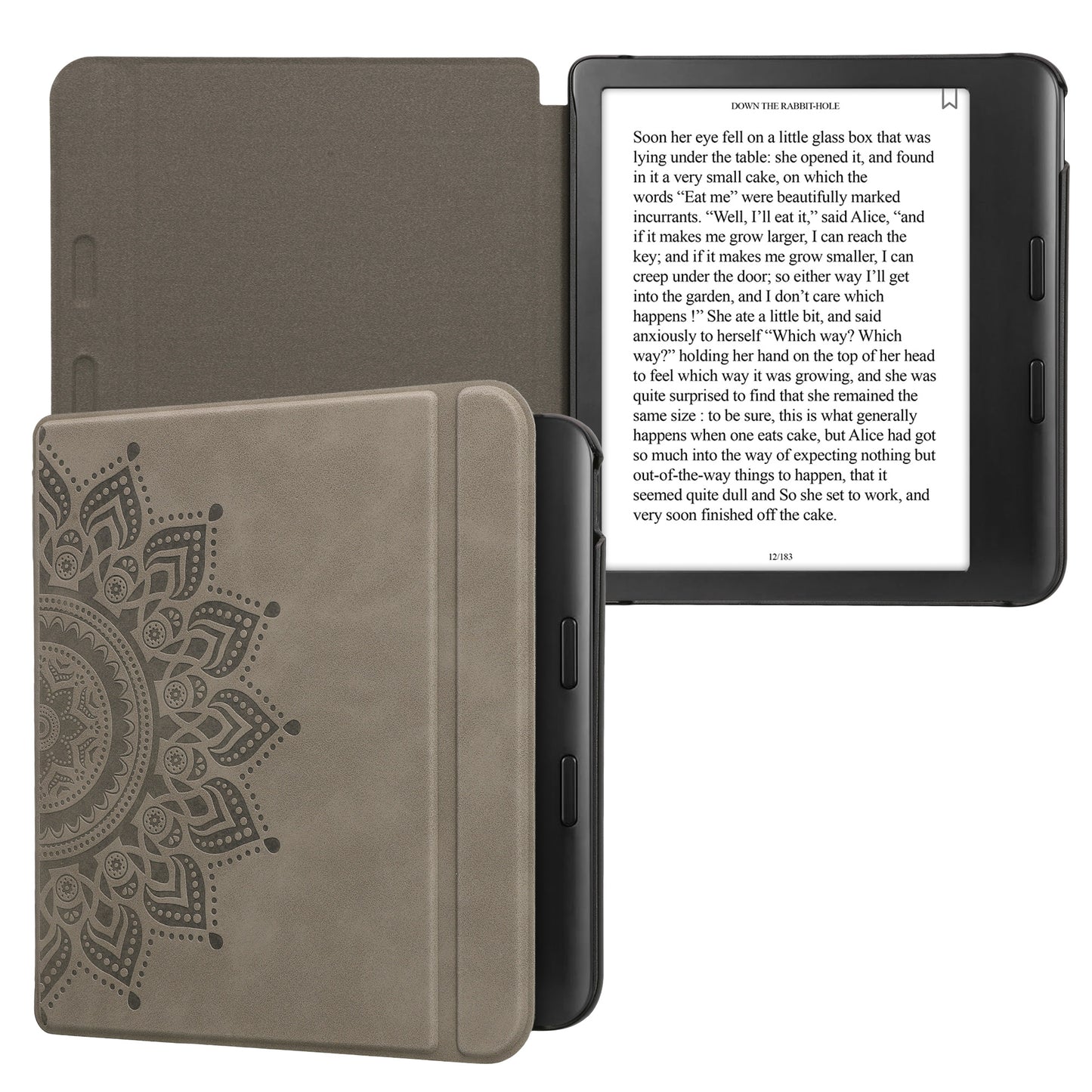 kwmobile Schutzhülle für Kobo Kobo Libra Colour / Tolino Vision Color Hülle - eReader Case aus Kunstleder mit Auto