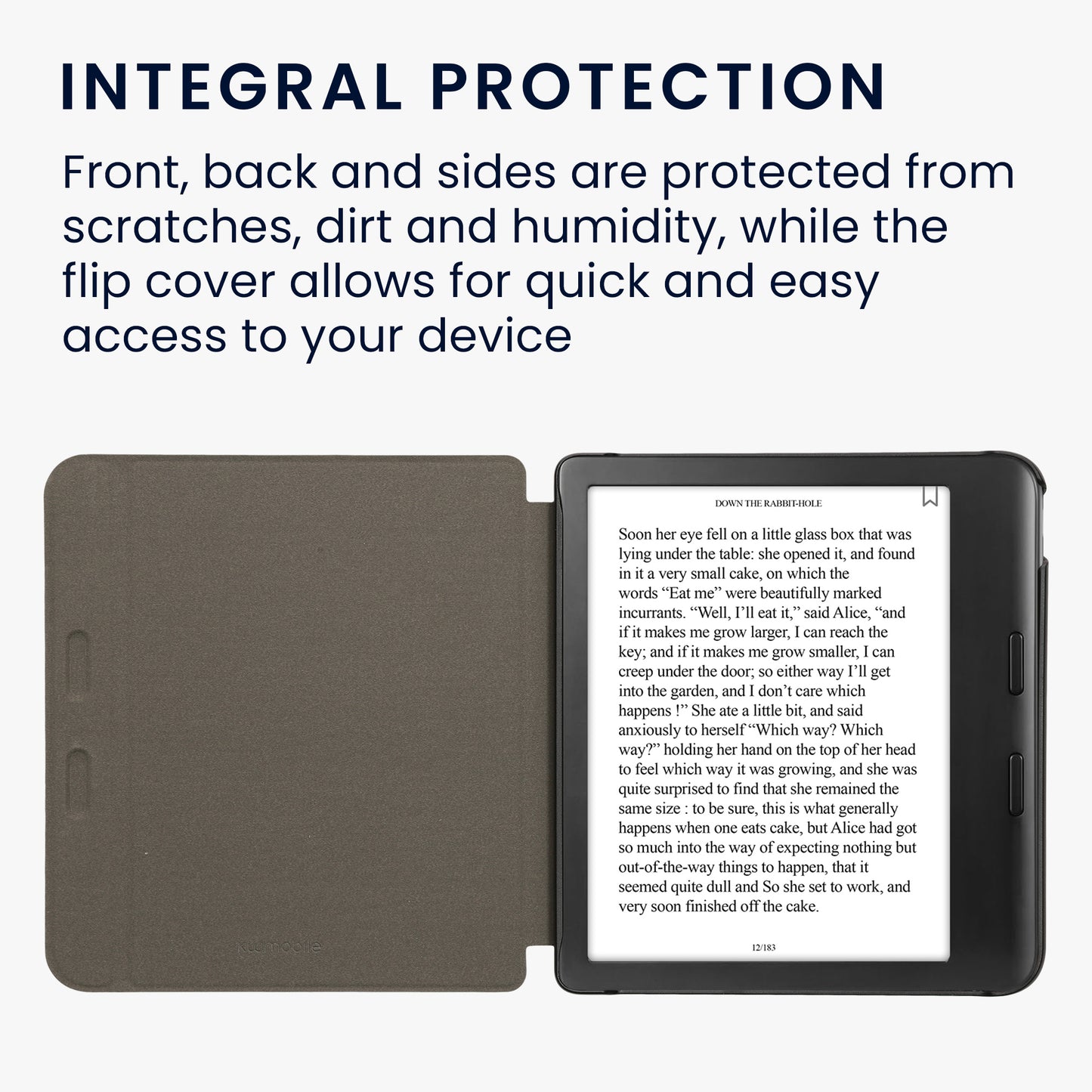 kwmobile Schutzhülle für Kobo Kobo Libra Colour / Tolino Vision Color Hülle - eReader Case aus Kunstleder mit Auto
