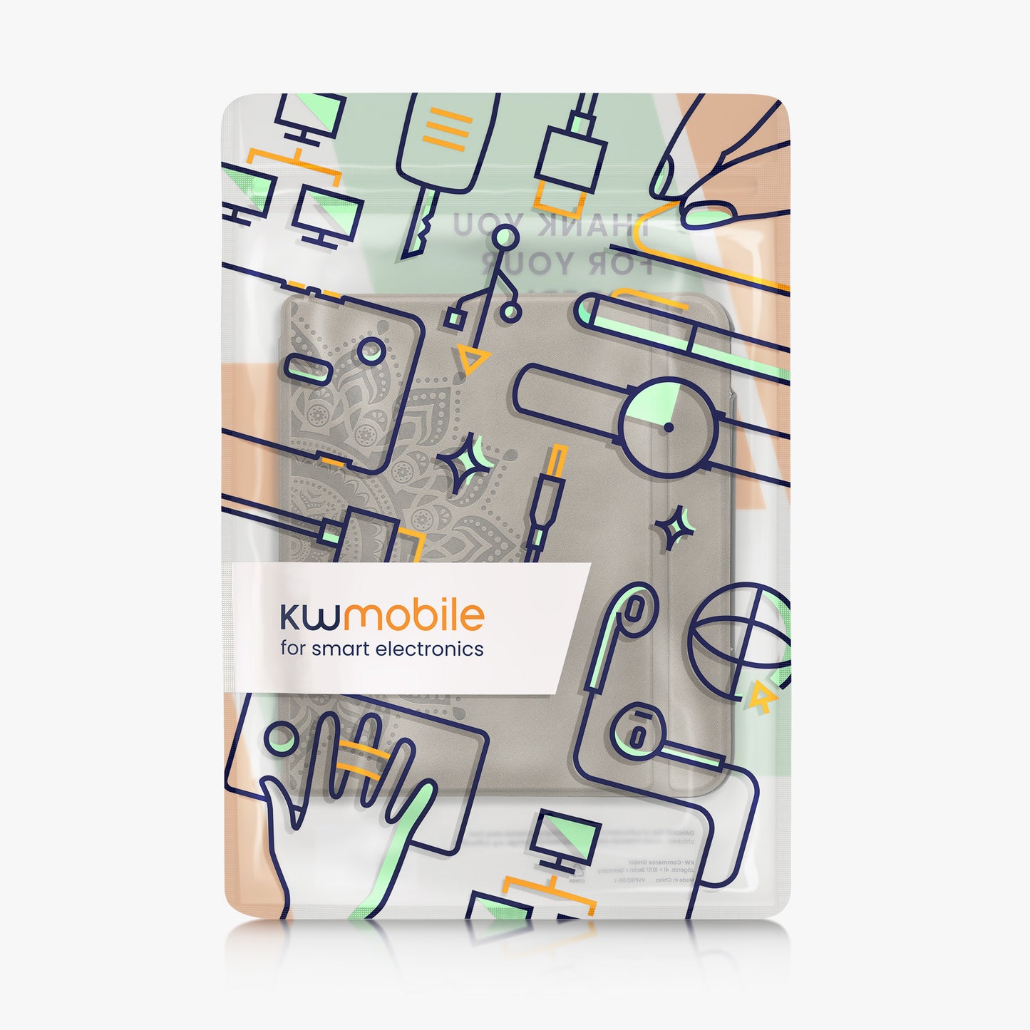 kwmobile Schutzhülle für Kobo Kobo Libra Colour / Tolino Vision Color Hülle - eReader Case aus Kunstleder mit Auto