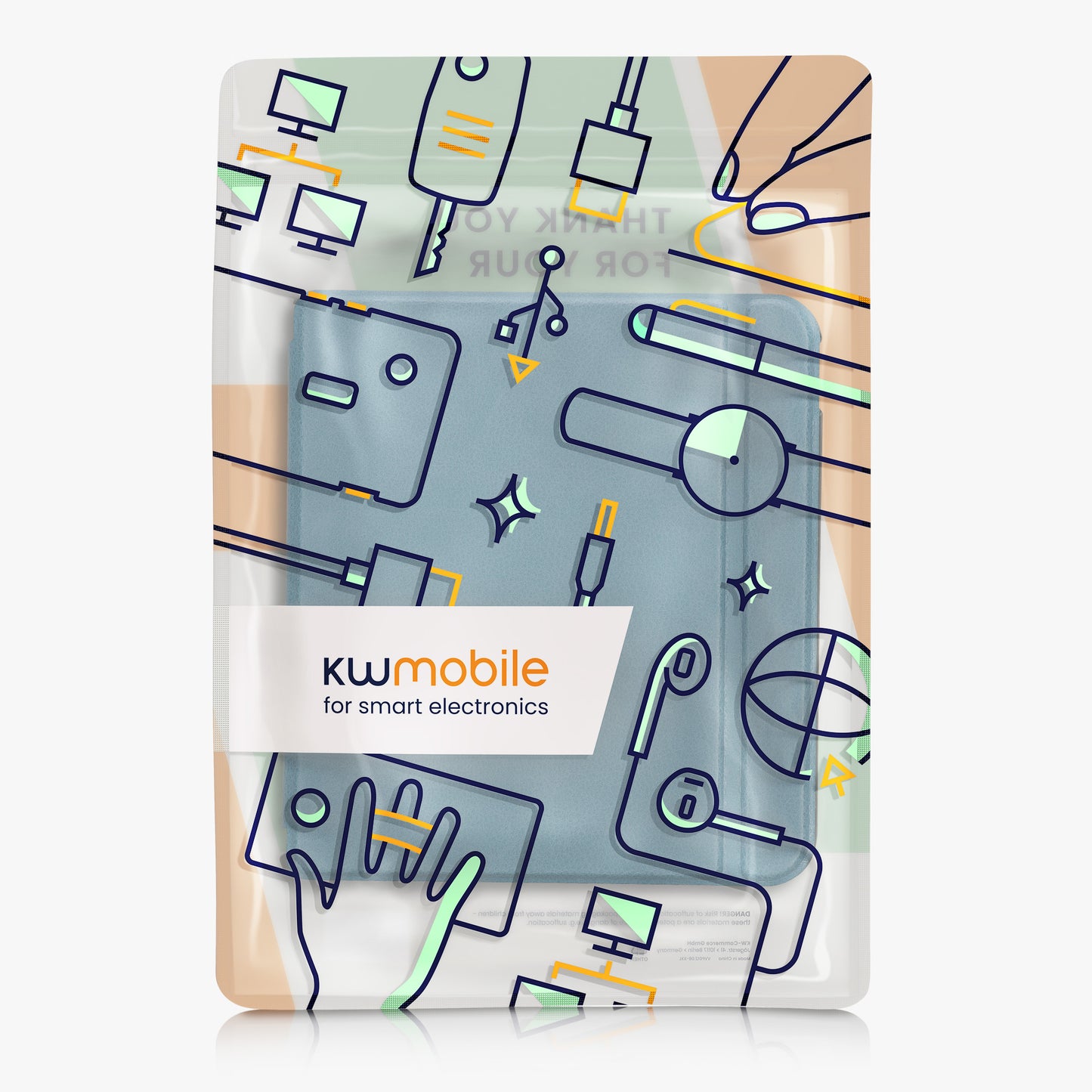 Kunstleder Hülle kompatibel mit Kobo Kobo Libra Colour / Tolino Vision Color