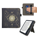 Flip Case für Kobo Libra Colour / Tolino Vision Color mit Handschlaufe Magnolienblüten