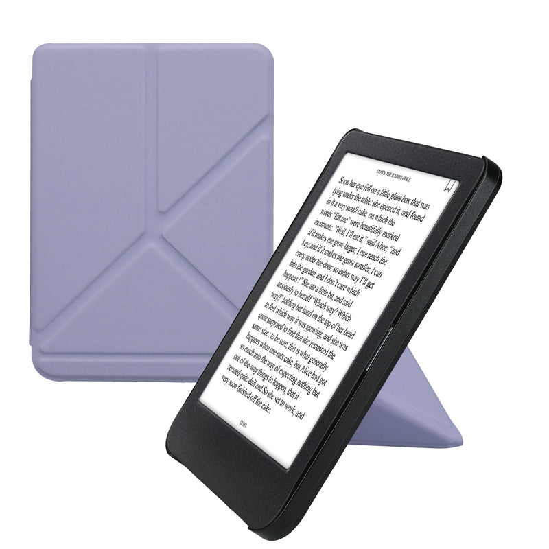 kwmobile Schutzhülle für Kobo Clara BW / Clara Colour / Tolino Shine (5) / Shine Color Hülle - Kunstleder Case - eReader Klapphülle mit Auto Sleep Funktion - Cover mit Ständer - Lavendel Lavendel  