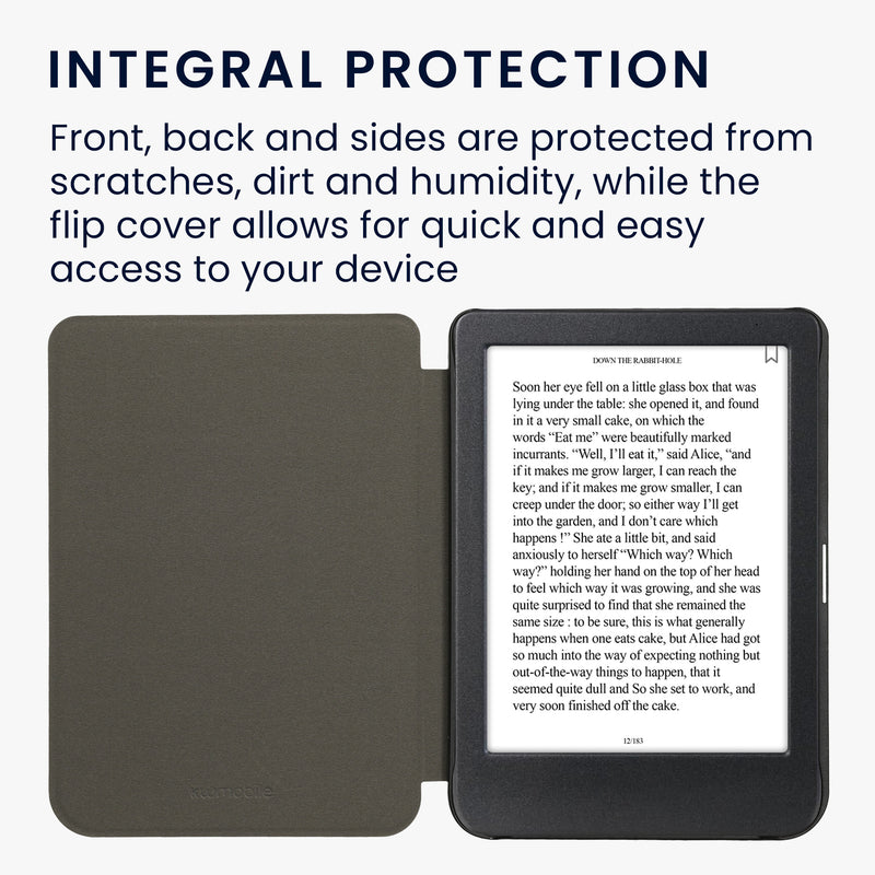 kwmobile Schutzhülle für Kobo Clara BW / Clara Colour / Tolino Shine (5) / Shine Color Hülle - eReader Case