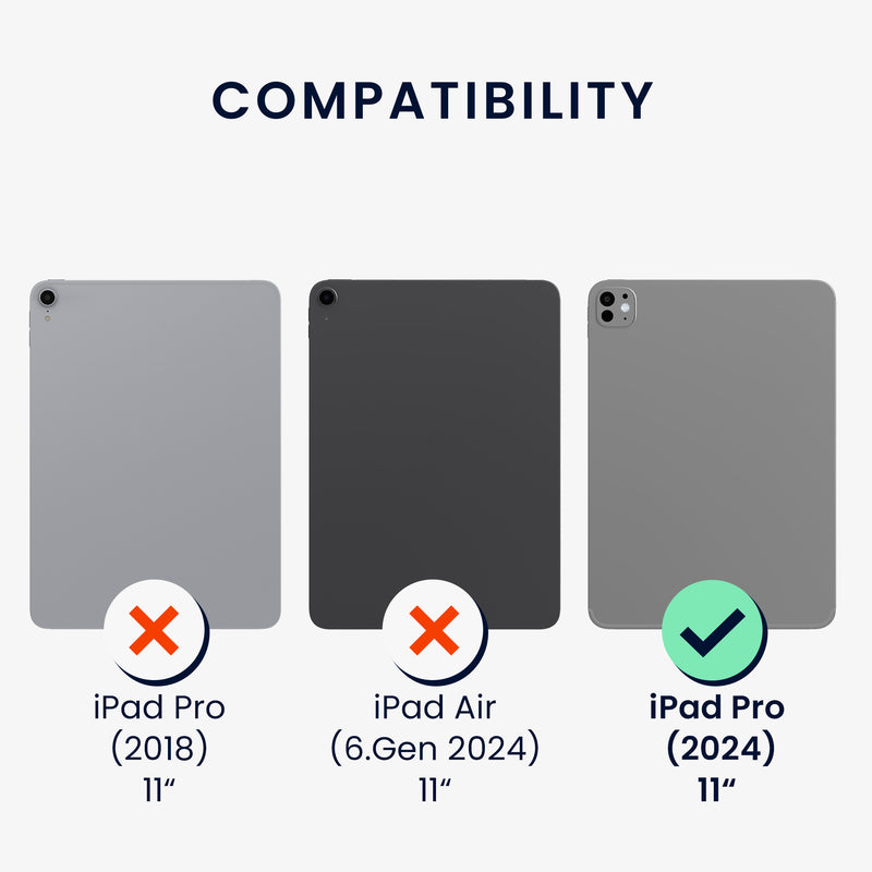 Hülle kompatibel mit Apple iPad Pro 11" (2024)