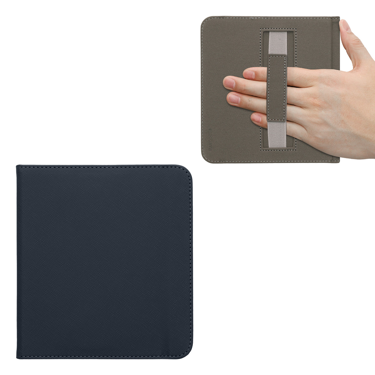 Klapphülle für eReader mit Handschlaufe