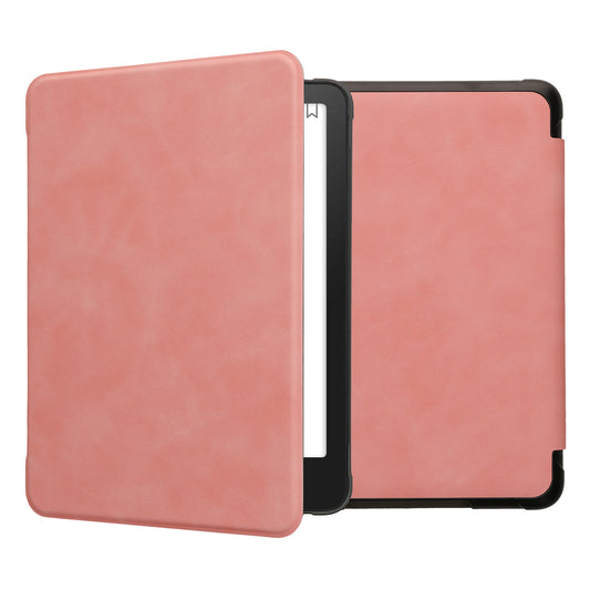 kwmobile Hülle kompatibel mit Amazon Kindle Paperwhite (2024)/Colorsoft - Kunstleder eReader Schutzhülle Cover Case - Altrosa Altrosa  