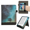 Flip Case für Amazon Kindle Paperwhite (2024) / Colorsoft mit Handschlaufe Bücherregal