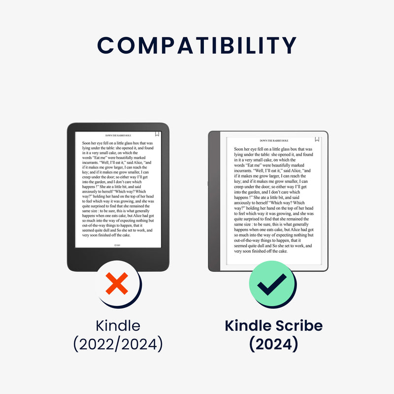 Hülle kompatibel mit Amazon Kindle Scribe (2024)