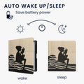 kwmobile Schutzhülle für Amazon Kindle Scribe (2022/2024) Hülle - eReader Flip Case mit Handschlaufe und Auto Sleep Funktion
