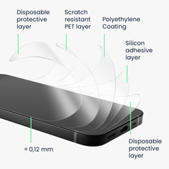 kwmobile Schutzfolie kompatibel mit Xiaomi Pad 7 / Pad 7 Pro Folie klar Full Screen Tablet - Transparent - Displayschutz