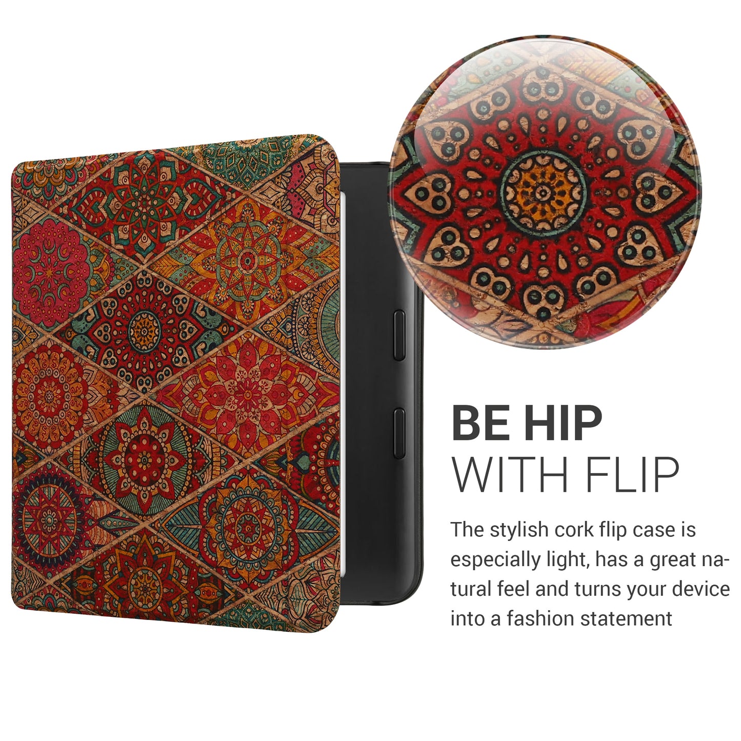 kwmobile Hülle kompatibel mit Kobo Kobo Libra Colour / Tolino Vision Color - eReader Schutzhülle Cover Case