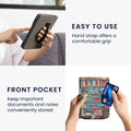 kwmobile Flip Hülle kompatibel mit Pocketbook Verse / Verse Lite / Verse Pro / Color / Vivlio Light/Light HD - Vorderfach Handschlaufe