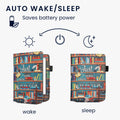 kwmobile Flip Hülle kompatibel mit Pocketbook Verse / Verse Lite / Verse Pro / Color / Vivlio Light/Light HD - Vorderfach Handschlaufe