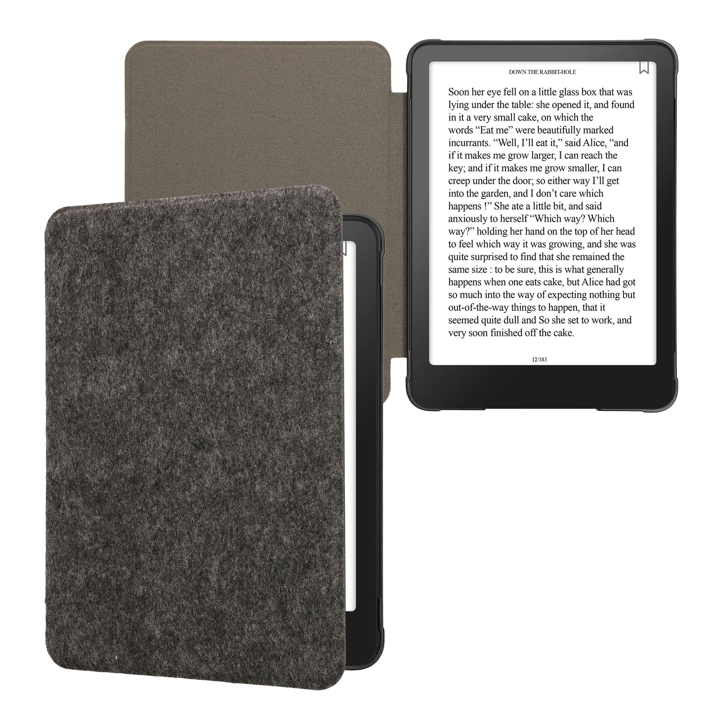Filzstoff Hülle kompatibel mit Amazon Kindle Paperwhite (2024)/Colorsoft