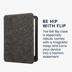Filzstoff Hülle für Amazon Kindle Paperwhite (2024) / Colorsoft