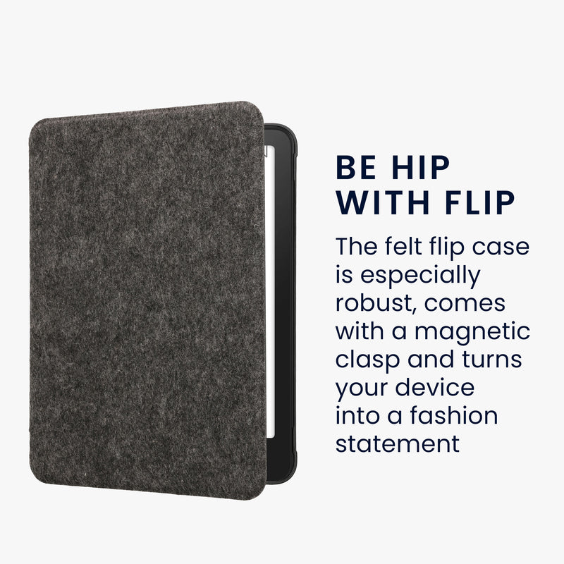Filzstoff Hülle kompatibel mit Amazon Kindle Paperwhite (2024)/Colorsoft