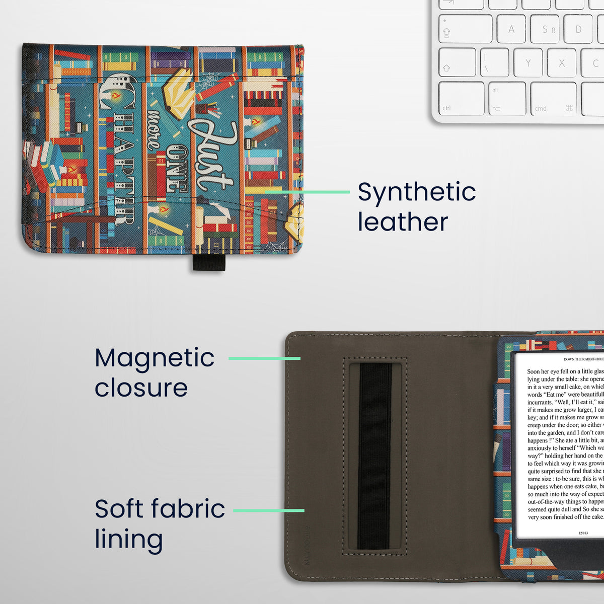 Kobo Clara BW / Clara Colour / Tolino Shine (5) / Shine Color eReader Klapphülle KWM0000241X002C